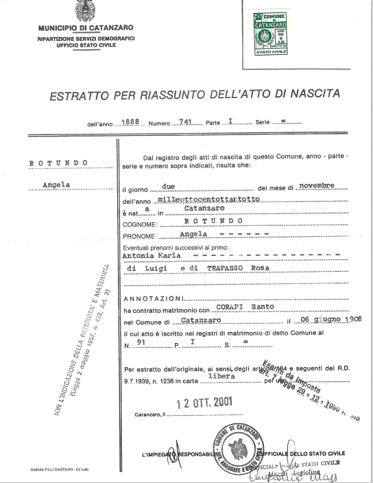 Italian Citizenship by Descent: Italian Civil Records